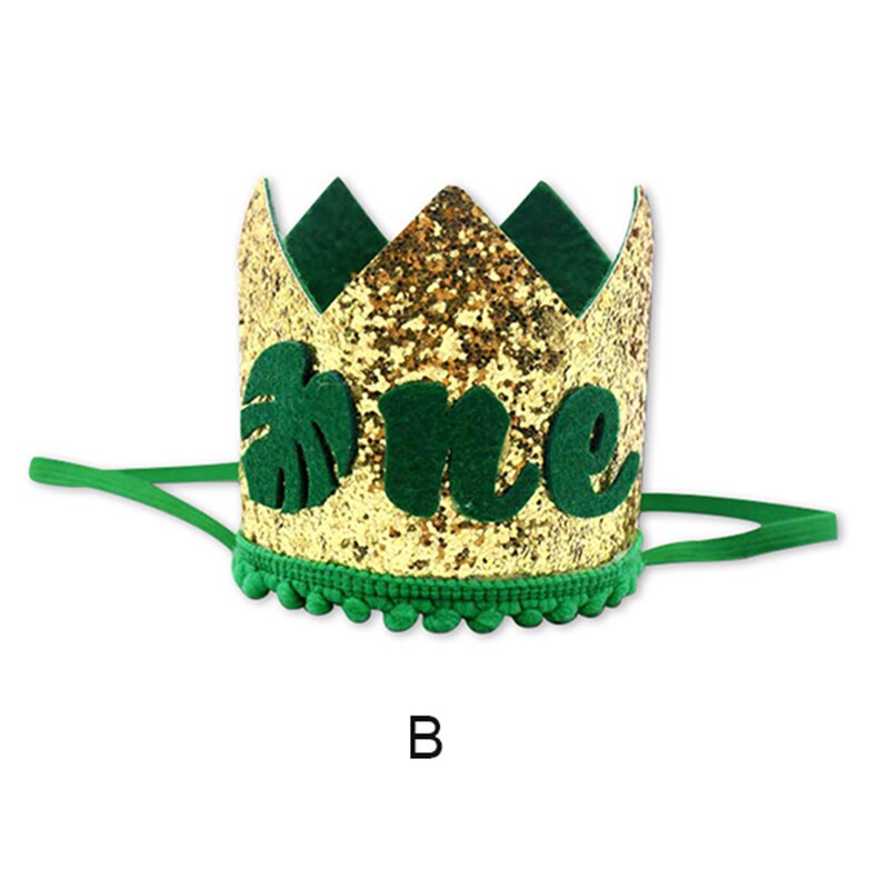 Animales de la selva temática trona decoración de Banner corona suministros para bebé 1er cumpleaños J2Y