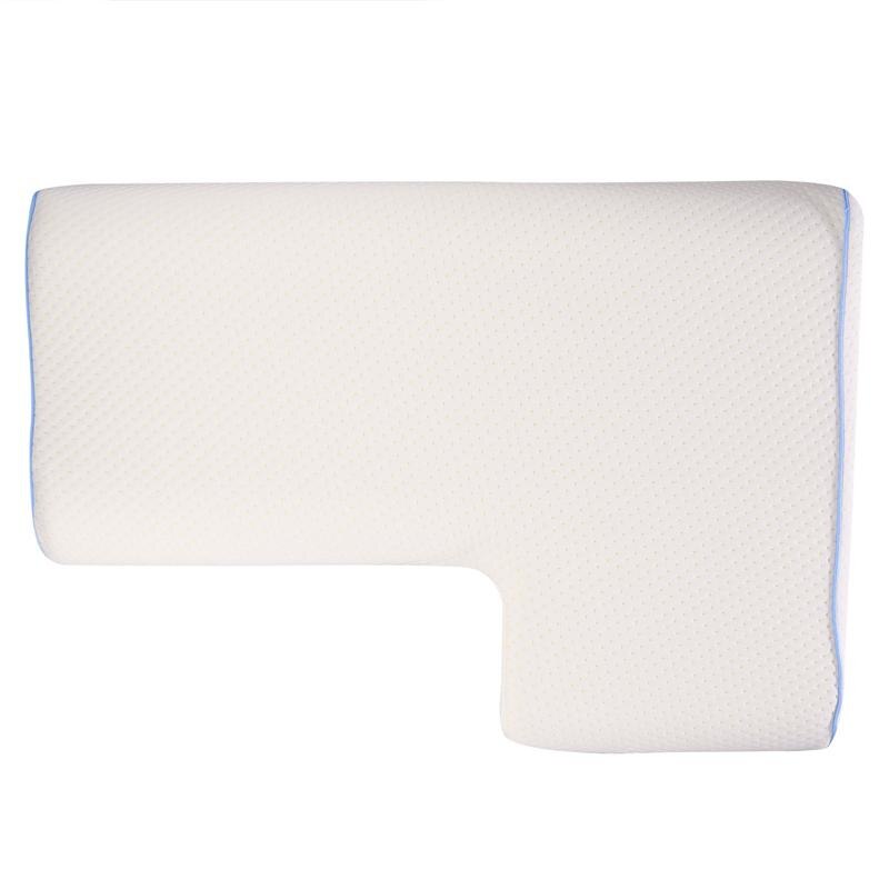 1Pc mémoire éponge amoureux oreiller avec trou de bras oreiller Super confortable pour les amoureux: White Left