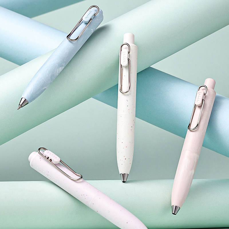 Uni-ball One P Mini bolígrafo de Gel de bolsillo, bolígrafo portátil de 0,5mm, bolígrafo regordete súper bonito, cuerpo UMN-SP, accesorios de oficina, papelería
