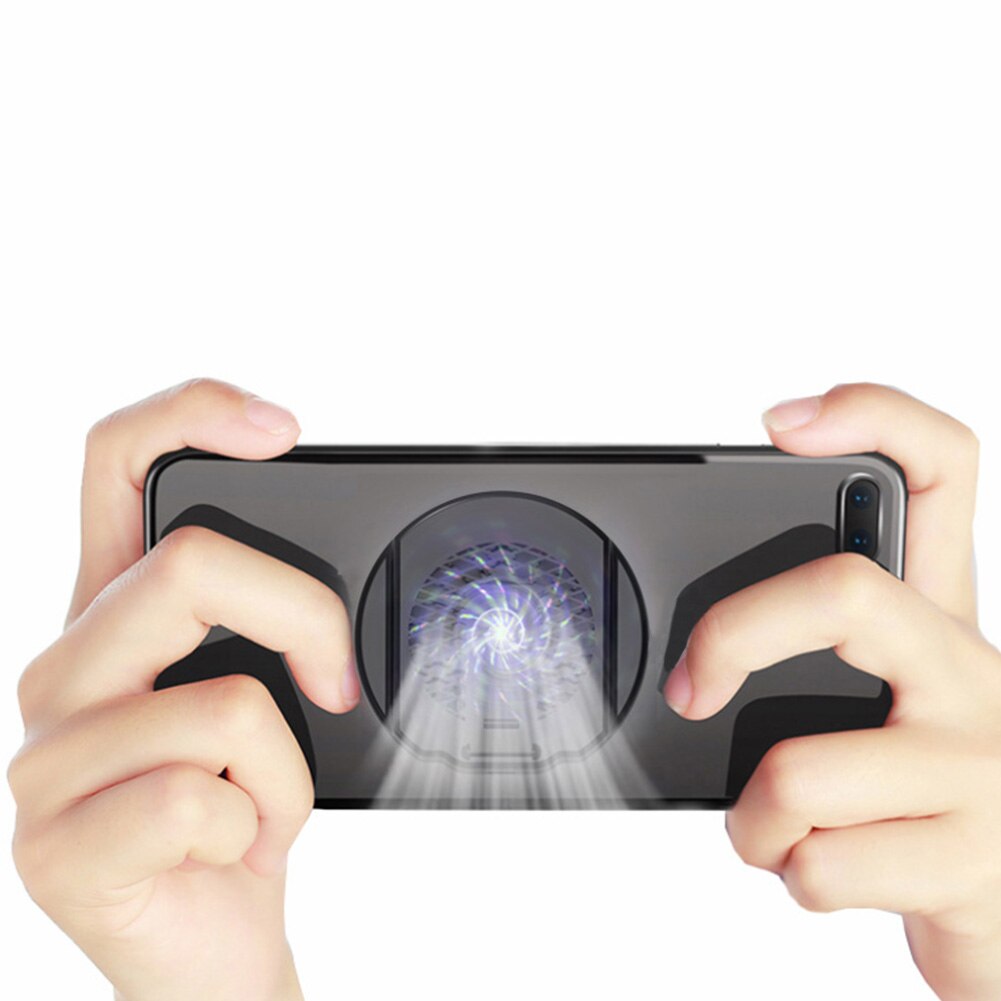 Radiator Stand Gamepad Gaming Draagbare Koelventilator Koellichaam Houder Spel Mute Mobiele Telefoon Cooler Universele Shooter Pad