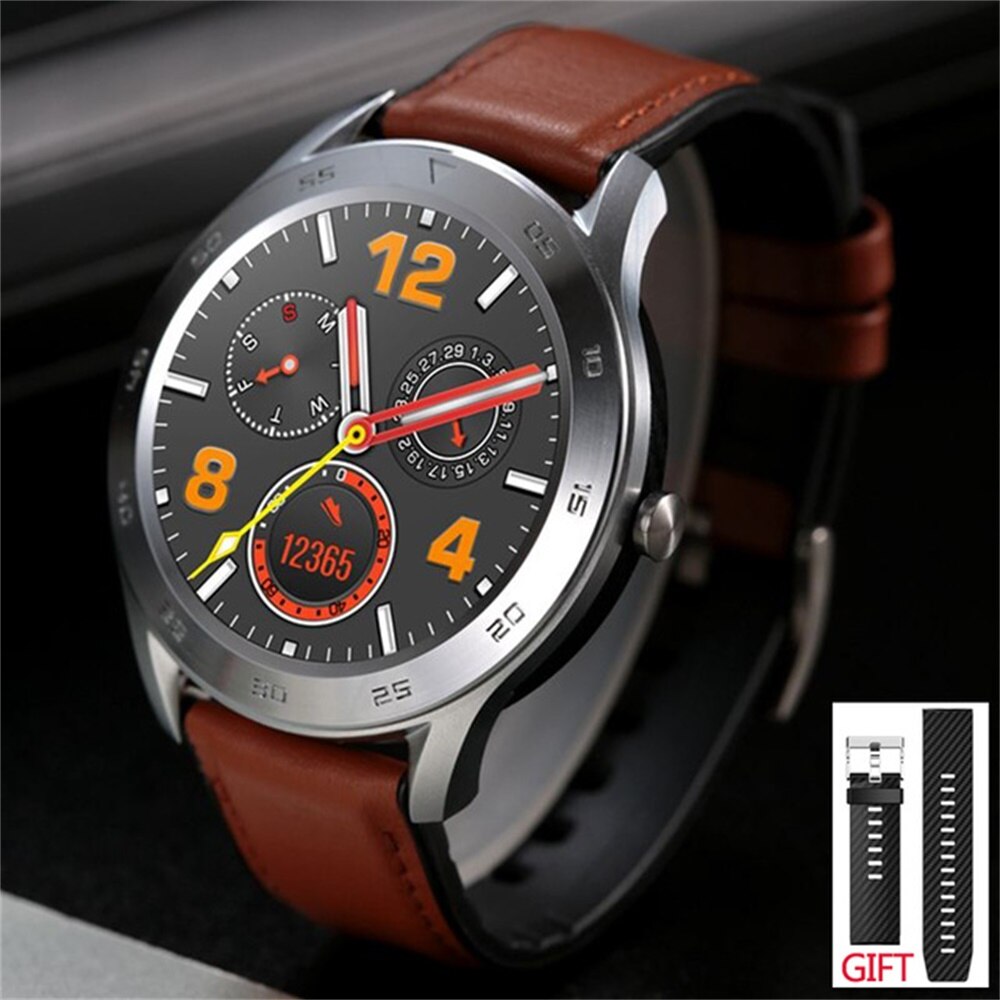 Torntisc Smartwatch Männer Frauen Bluetooth Call Dial EKG + HRV IP68 Wasserdichte Intelligente Uhr Männer Frauen Billiger Für HUAWEI GT uhr: silver Coffee color