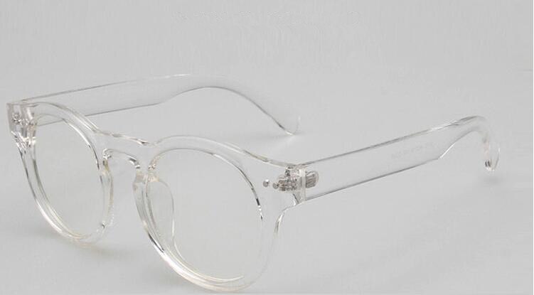 Vintage Oval Full Rim Eyeglass Frames Retro Rx able Myopia Glasses Spectacles: Transparent