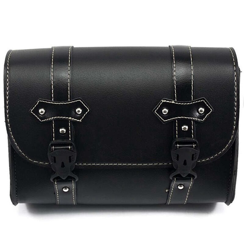 Alforja de motocicleta para Motor de Japón, alforja Universal para motocicleta, modelo lateral de cuero PU, bolsa trasera multifuncional: Default Title