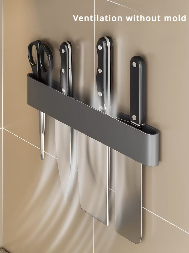 Nicht rostendes Messer Regal, Küchenmesser Regal, multifunktion Ales Messer Regal, Küchen zubehör, Organizer-verwöhnen, grau