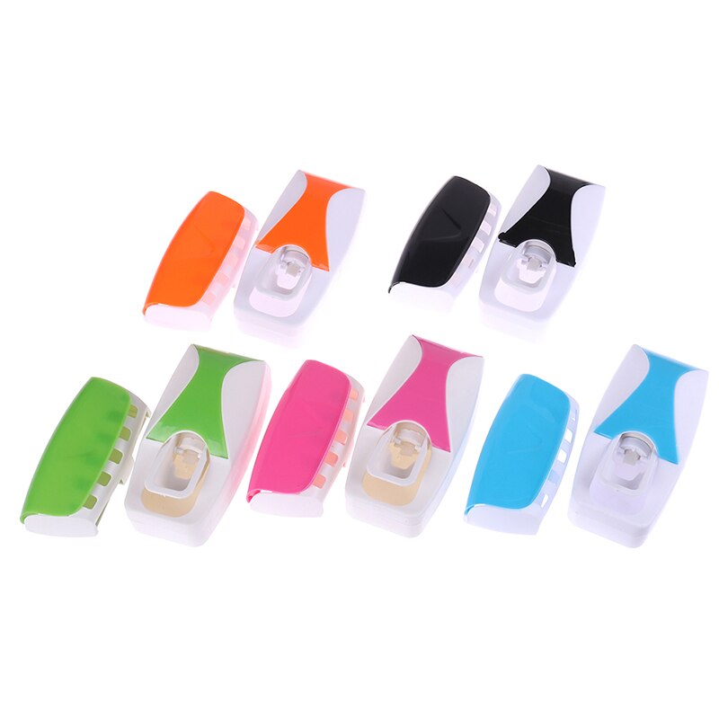 Automatische tandpasta dispenser tandenborstelhouder badkamerproducten wandmontage rek badset tandpasta knijpers