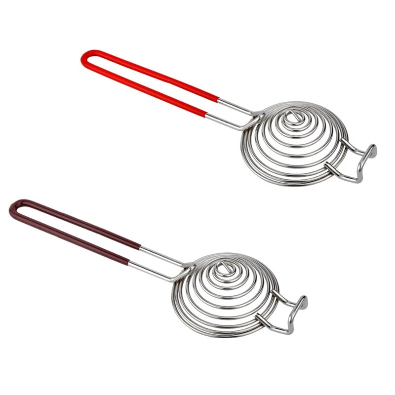 Roestvrij Staal Eiwit Separator Spiraal Eigeel Remover Divider Met Handvat Voor Thuis Keuken Koken Bakkerij Koken Tool