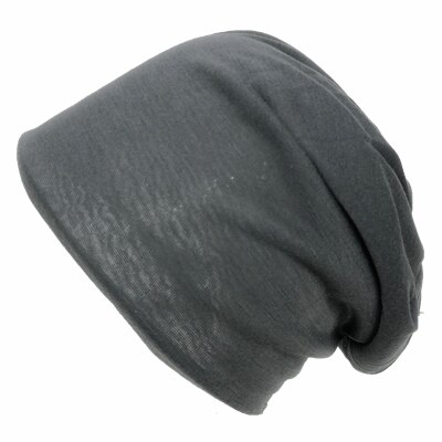 Frühling Frauen Männer unisex Gestrickte Winter Kappe lässig Mützen Einfarbig Hüfte-hüpfen schnappen schlapp Skullies Motorhaube Mütze Hütte gorro: dunkel Grau