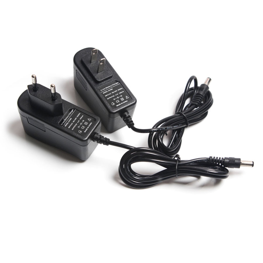 8.4 V 1A chargeur 7.4 V 18650 110-220 V chargeur de batterie au Lithium DC 5.5*2.1mm EU/US Plug 18650 chargeur de batterie au Lithium polymère