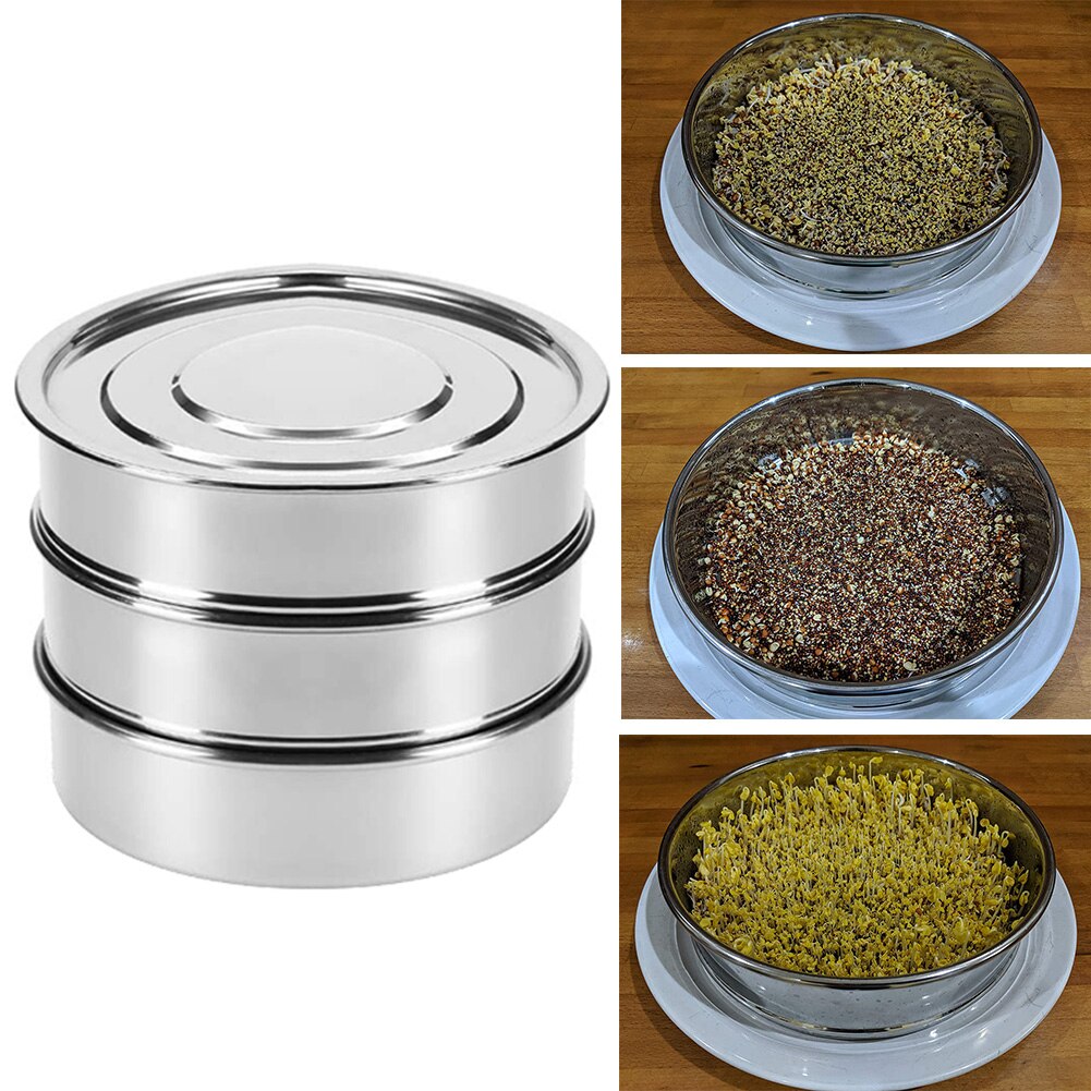 Hydrokultur Samen Keimung Tablett Sprießen Platte Wachsen Kindergarten Gemüse Sämling Topf Keimgerät Pflanzen Topf Ebene Gittergewebe Sprießen Deckel