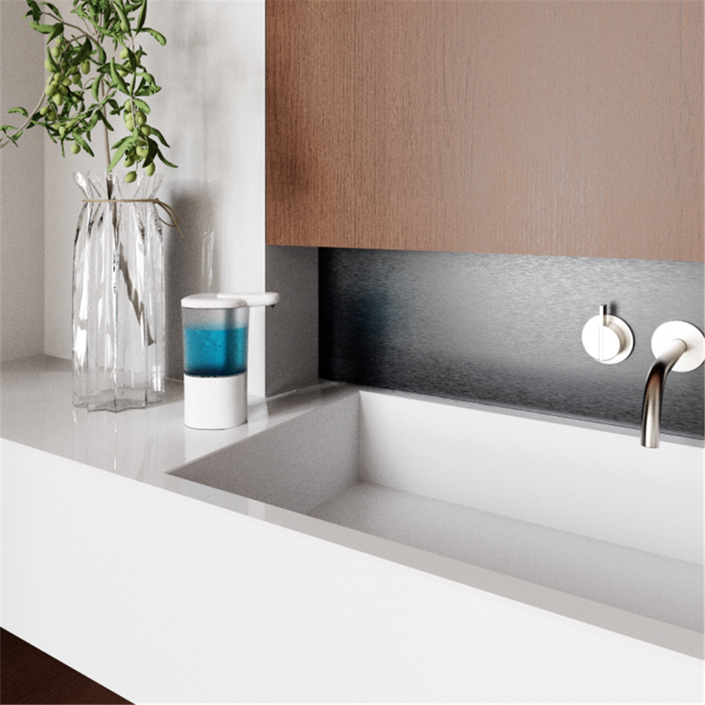 PUPWONG Hand Sanitizer Dispenser Automatic Touchless Sensor 500ml Auto Gel Infrared Dispenser for Kitchen Bathroom Equipment