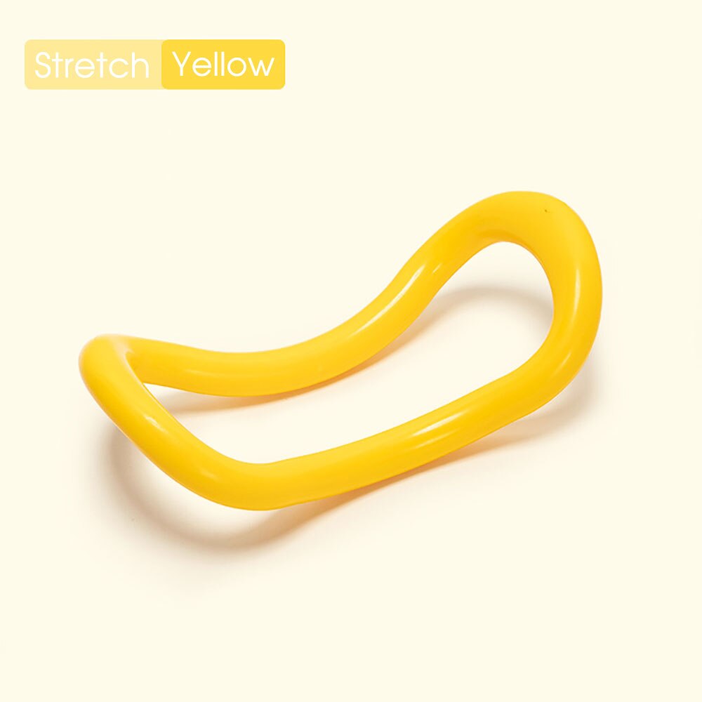 Yoga Magic Ring Pilates Yoga Circle Equipment Muscle Trainer Workout Fitness Circle Training Resistance Support Tool Calf Home: Gray