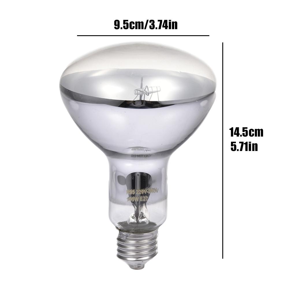 80w/100w/160w e27 uppvärmningslampa för husdjur, bländfri multifunktionell uva uvb fullspektrum uv-lampa glödlampa basking lampa för reptilanvändning