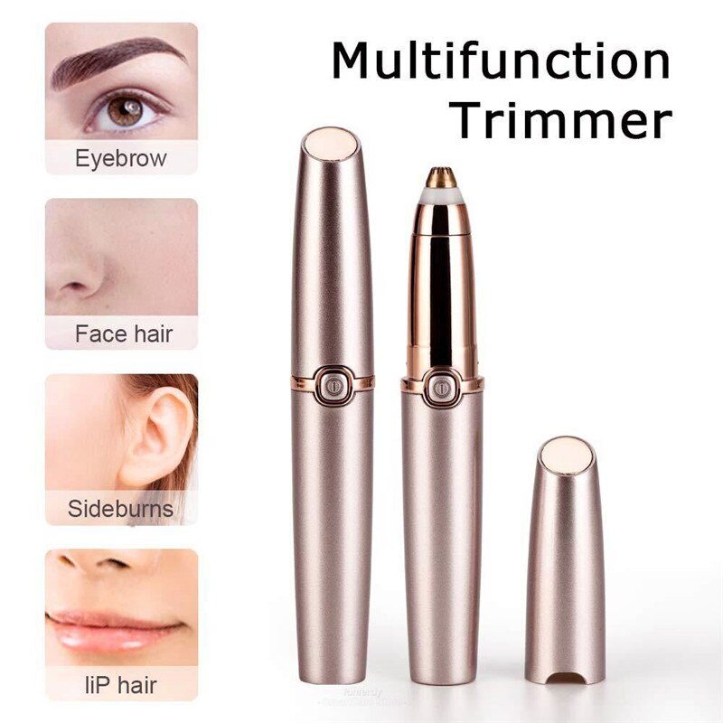 Womens Wenkbrauw Scheerapparaat Verwijder Gezichtshaar Usb Wenkbrauw Trimmer Facial Gezicht Scheermes Mini Kleine Draagbare Elektrische Trimer Voor Vrouwen