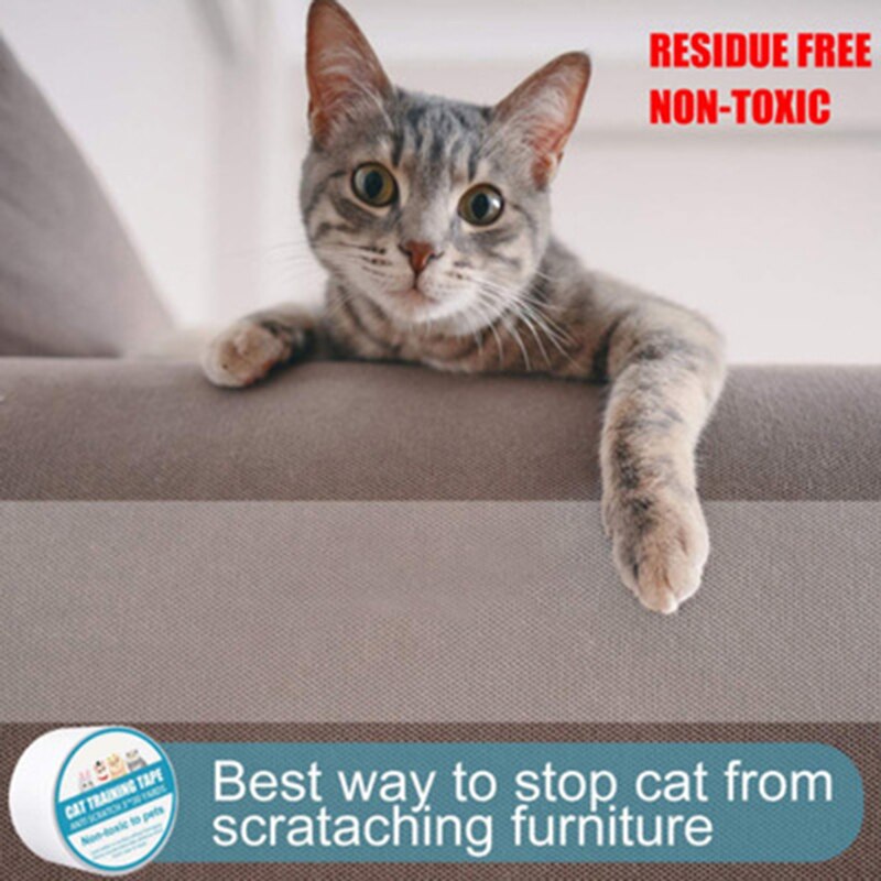 Transparent Cat Anti-Scratch Tape Roll Furniture Guards Couch Protector Cat Scratch Prevention Clear Sticker For Sofa