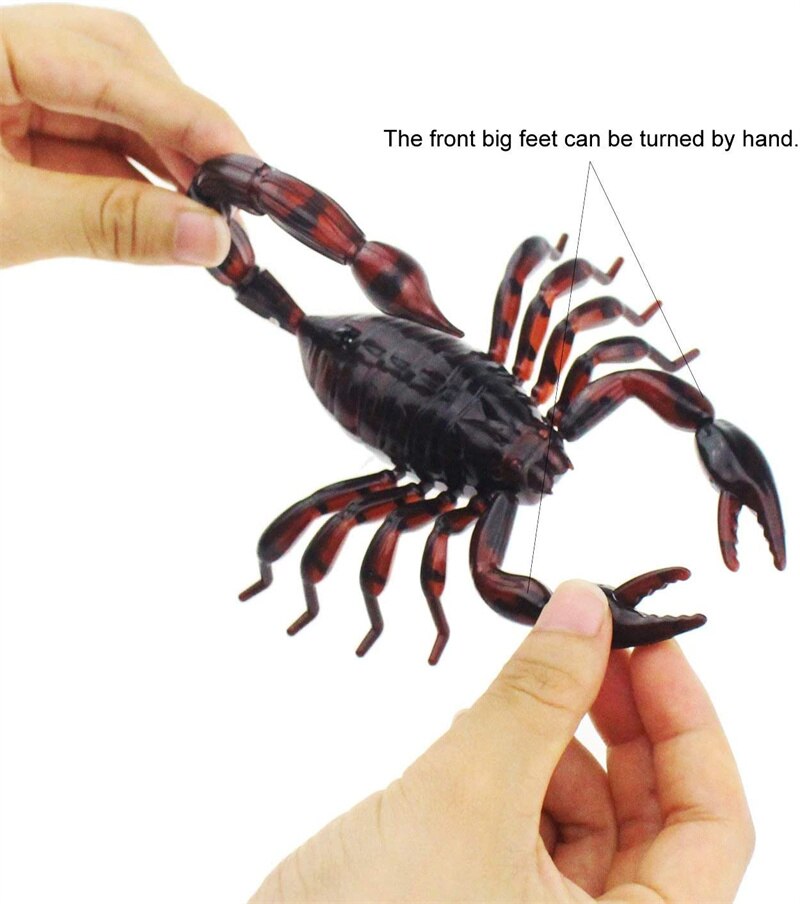 Realistic Remote Control Scorpion RC Animal Insects Vehicle Car Electric Scary Toy Halloween Pranks Joke Kids Adult