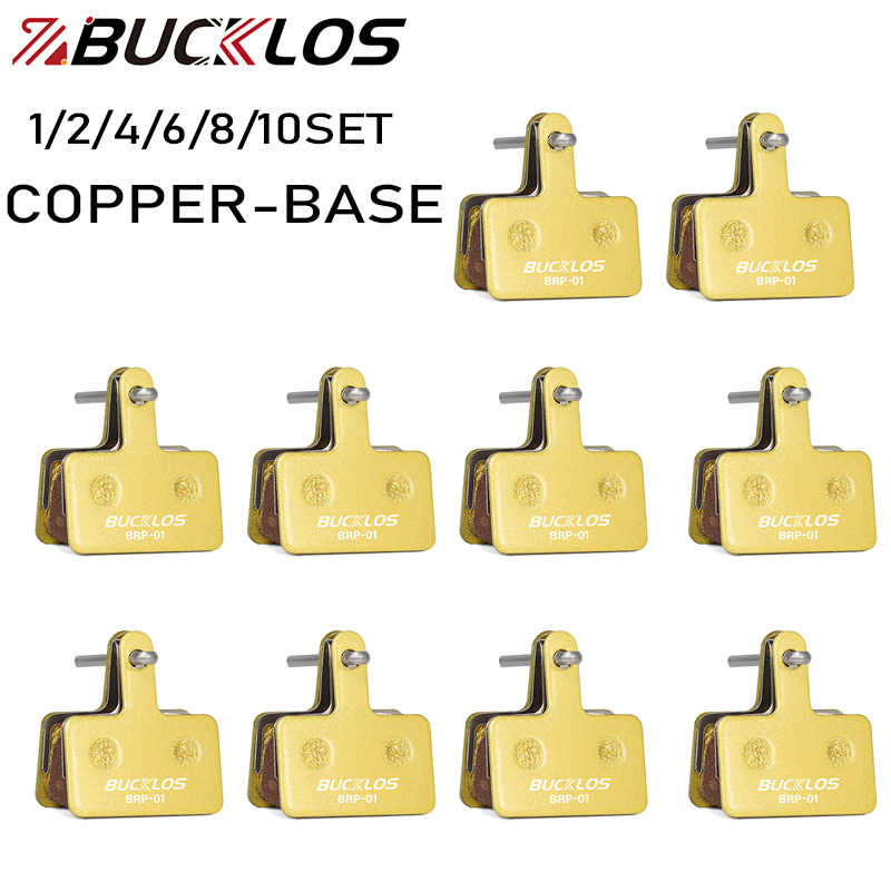 Pastillas de freno de bicicleta a base de cobre BUCKLOS, pastilla de freno de disco hidráulico de bicicleta resistente al desgaste, pastilla de freno de carretera Mtb para B01S B03S B05S MT200