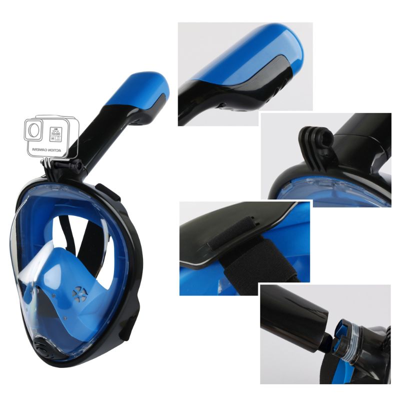 Diving Mask Full Face Snorkeling Mask Underwater Anti Fog for Swimming Spearfishing People