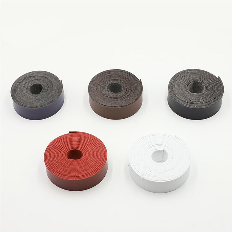 10 Meters Wide Black Leather Strip Heavy Webbing Strap Thick Knapsack Belt Clothing Sewing Handmade DIY Material Accessory