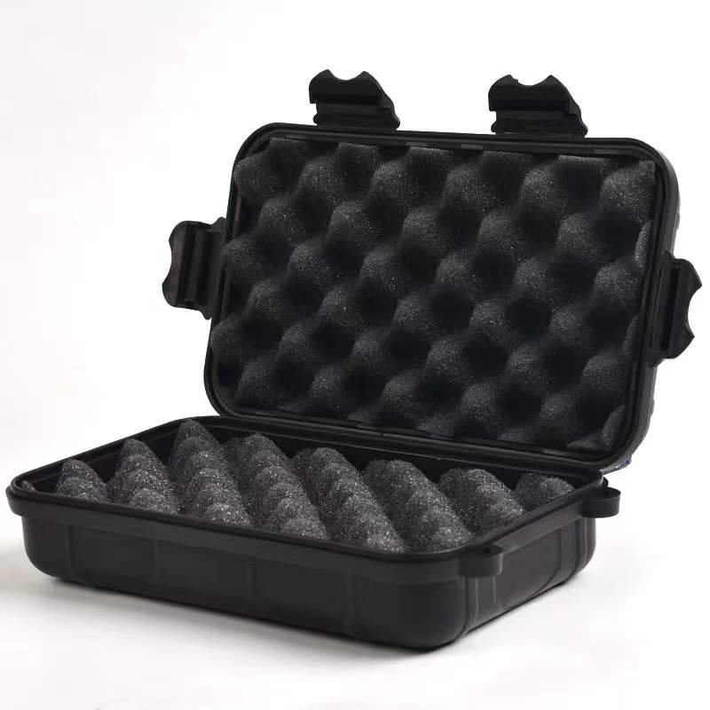 À prova de choque à prova dwaterproof água selado caixa de ferramentas segurança ao ar livre suprimentos acampamento armazenamento instrumento lockable seco com espuma