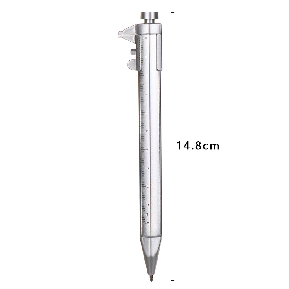 1 Stck 0,5mm Kugelschreiber Nonius Kaliber Rolle Stift Messung Werkzeug Multi-funktion Skala Lineal Stift Schreiben Instrument schreibwaren