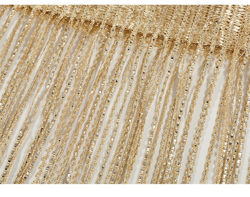 Decorative Door And Window Panel Fly Screen Fringe Room Screen Tassel Panel Beaded Curtains Home Decoration 100X200 Cm