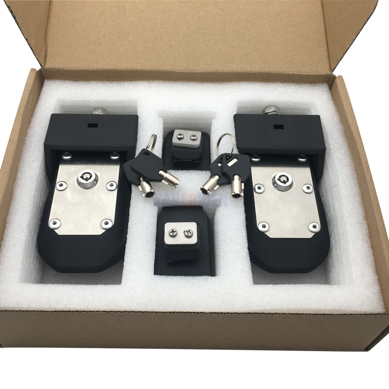 Stainless Steel Latch Locking Hood Catch Kit Hood Latches with Locking Hood Catch with Key for Jeep Wrangler JK JL