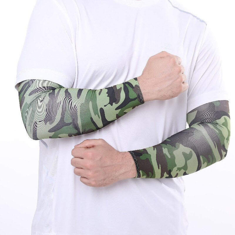 Arm Warmers Outdoor Sports Sportswear Unisex Cooling Arm Sleeves UV Arm Cover for Running Cycling Sports Safety