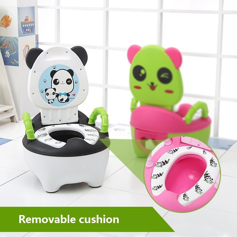 Kids Toilet Trainer Bedpan Baby Potty Children&#39;s Cartoon Toilet Portable Toilet Comfortable Seat Toilet Train Baby To The Toilet