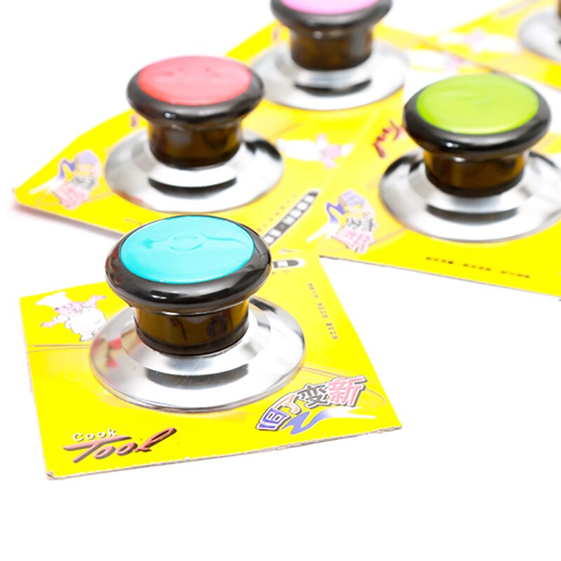 1Pcs Metal/Plastic Cookware Pot Pan Deksel Vervanging Hand Grip Cover Knop Handvat Voor Keuken Circulaire Holding Knop