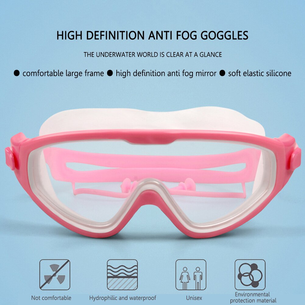 Children Goggles Waterproof Outdoor Swim Goggles for Kids Anti-Fog UV Protection Swimming Glasses Swimming Snorkeling Glasses