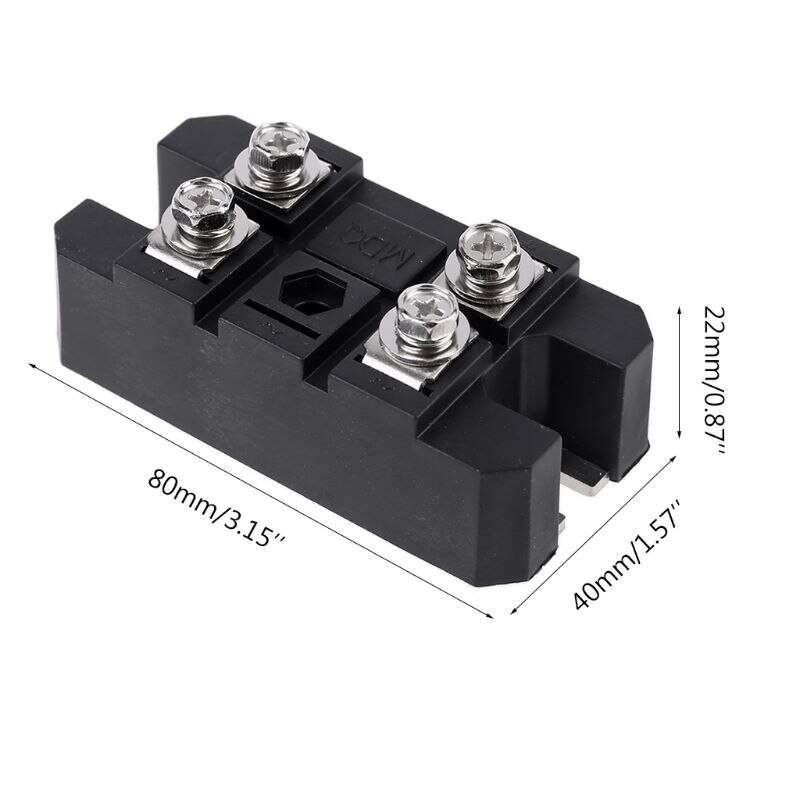 Mdq 150a-1600v svart enfaset diode bro likeretter 150a amp høy effekt 1600v