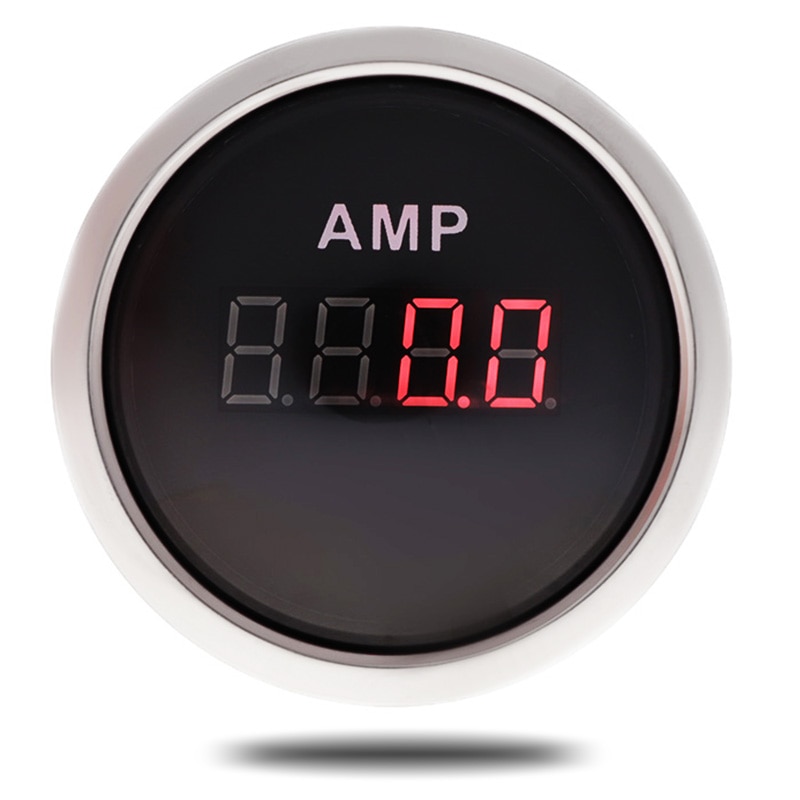 52MM Digital AMP Amperemeter Gauge Universal 100A Marine Ammeter Waterproof IP67 Fit For Car Boat Motorcycle Marine