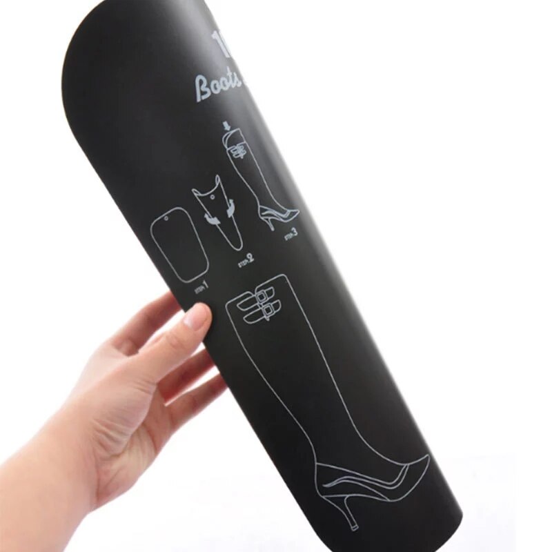 1 Pair Boot Shaper Stands Form Inserts Tall Boot Support Keep Boots Tube Shape Holder Stand for Women Men Boots Shoe Care Kit