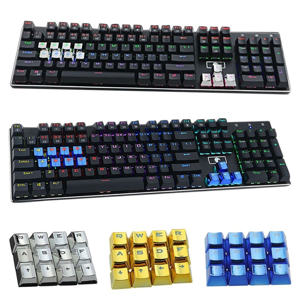 12 Translucidus Backlit Keycaps Met Key Puller Voor Mechanische Toetsenborden Slijtvast Galvaniseren Keycaps