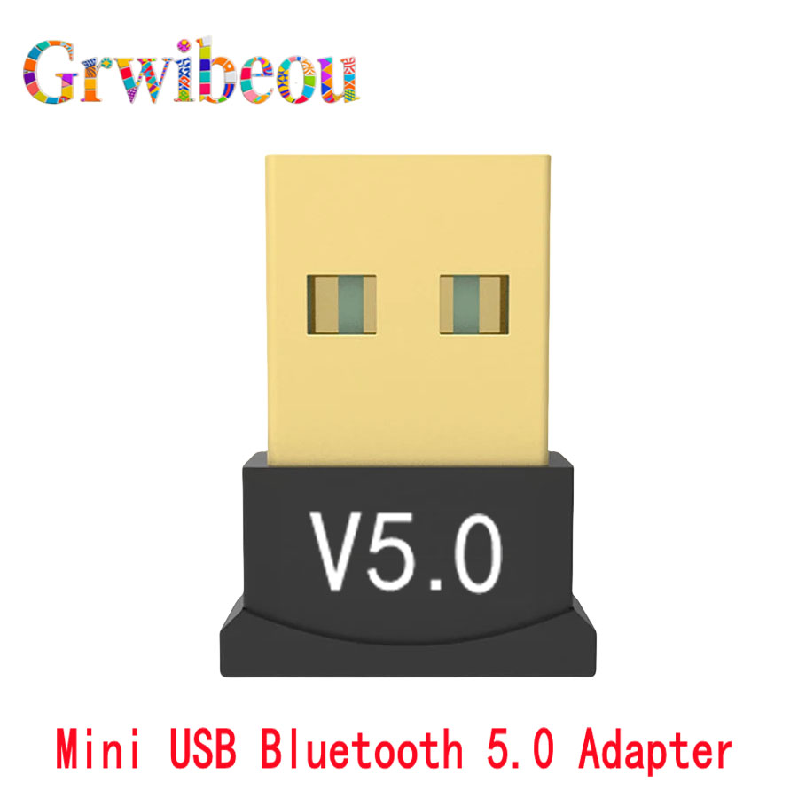 Mini USB Bluetooth 5.0 Adapter Transmitter Receiver Audio Bluetooth Dongle Wireless USB Adapter for Computer for PC Laptops: Default Title