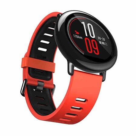 Siliconen band voor xiaomi huami amazfit pace horloge, vervangende sporthorlogeband, polsbandje: Beige