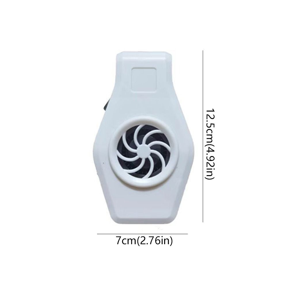 Enfriadores de acuario creativos de 2 velocidades de viento, ventilador de montaje en pared, dispositivo de refrigeración de tanque de peces de plástico, ventilador de refrigeración ajustable para acuario