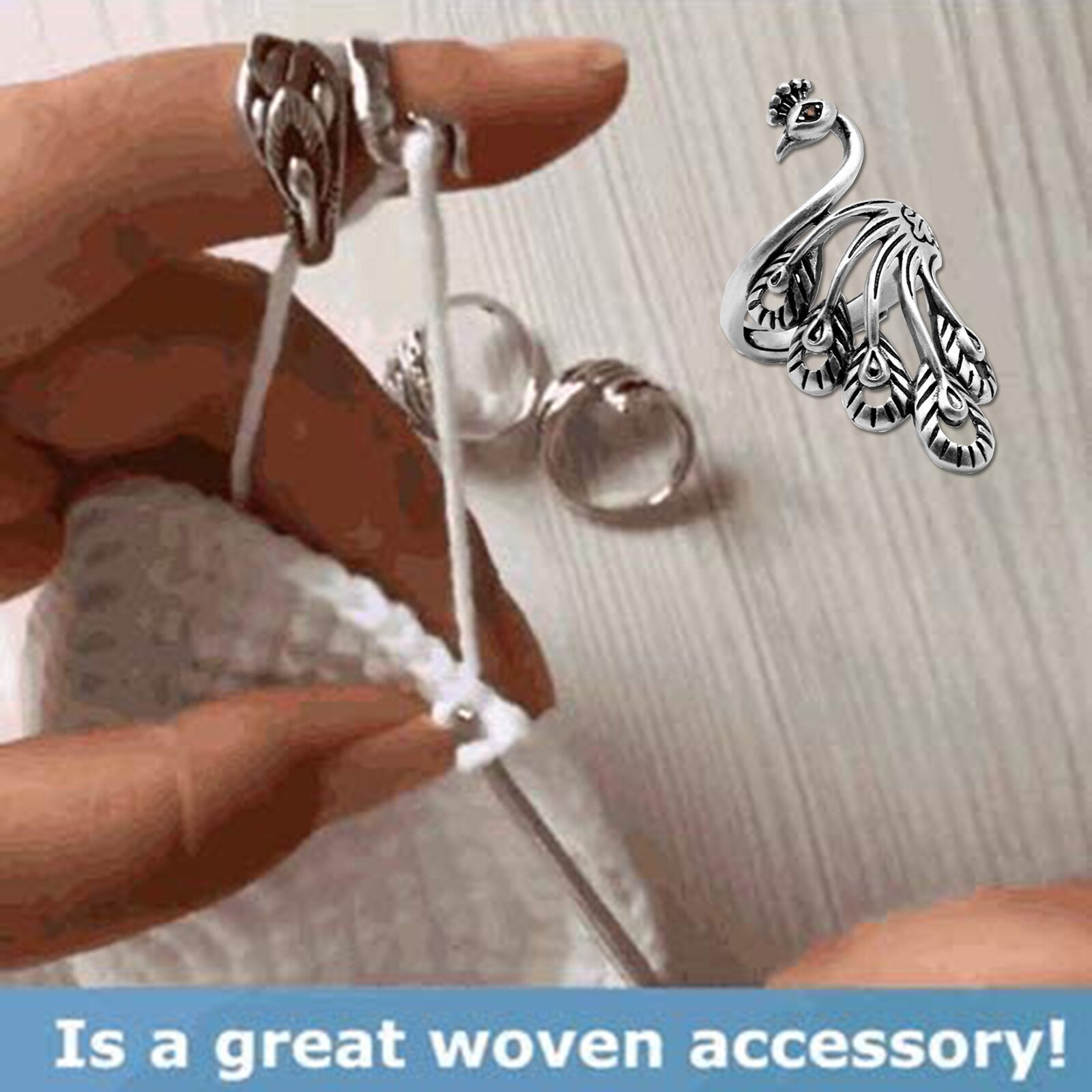 Adjustable Knitting Loop Crochet Loop Knitting Accessories Knitting Ring For Clothing Diy #J20