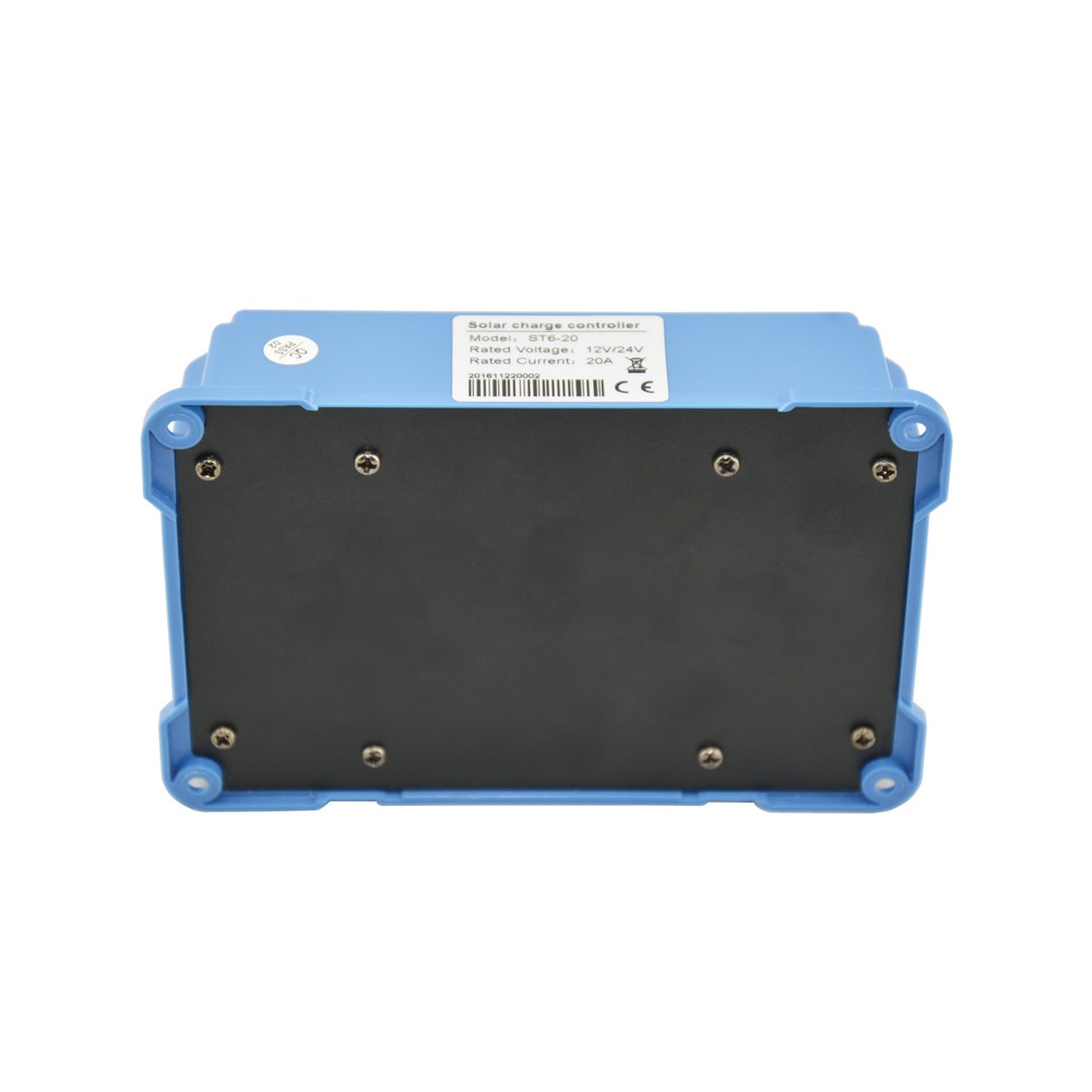 MPPT Dual USB interface ST6-10A solar controller 12V-24V 10A/20A/30A/40A/50A/60A Auto Work Solar Charge Controller