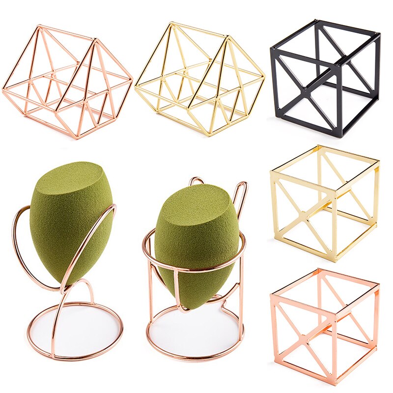1pcs Makeup Sponge Gourd Powder Puff Rack Egg Powder Puff Bracket Box Dryer Organizer Beauty Shelf Holder Tools