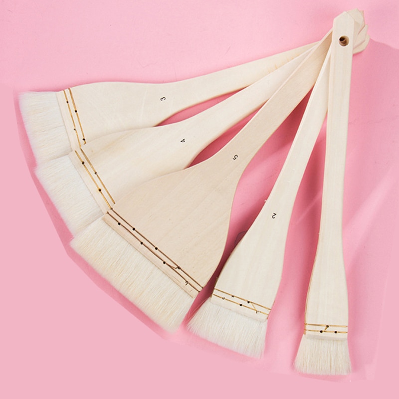 Pinceau pour peinture à l'huile pour aquarelle et laine, outil mural à Long manche en acrylique en bois pour construire le nettoyage de la maison, 1 pièce