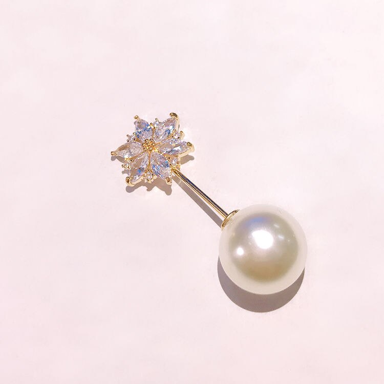 Big Beads Simulated Pearl Brooch Pin Dress Rhinestone Decoration Buckle Pin Jewelry Brooches For Men Women: F