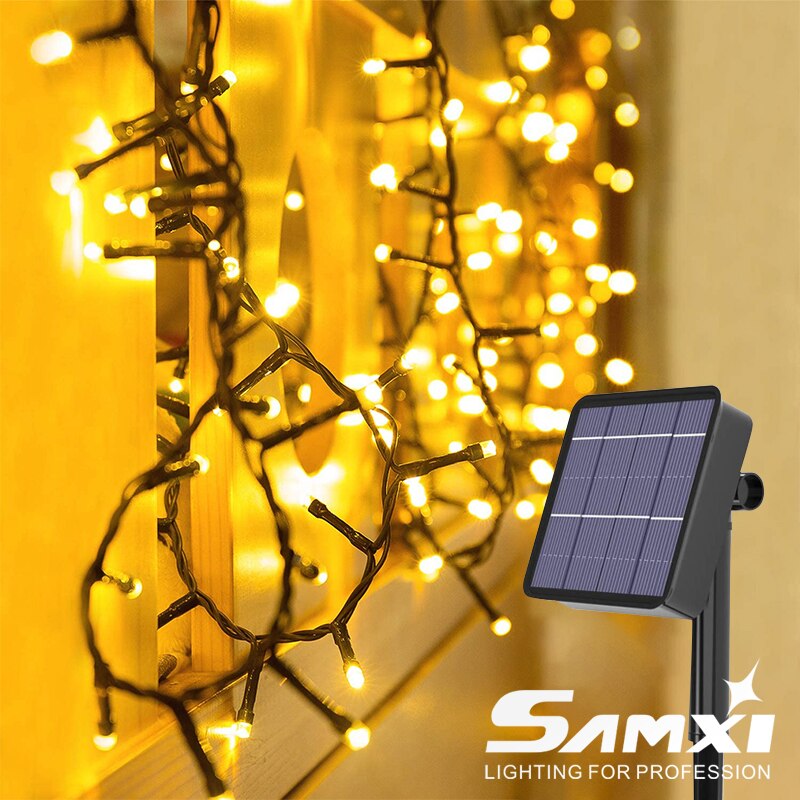 LED Solar String Light Outdoor Garden Decoration IP65 Waterproof Garland Room Decor Fairy Lights For Vegetable Garden Furniture