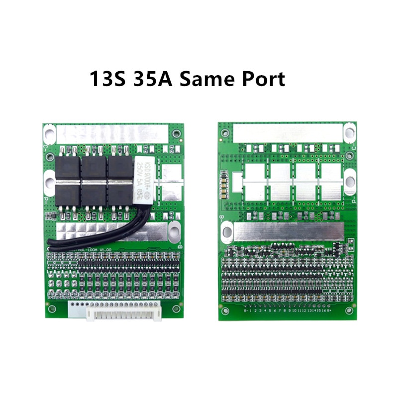 6S-13S 25A 35A 50A 80A 150A BMS Balance Board 24V 36V 48V Ternary Lithium/LiFePo4 Battery Protection Board power tools 7s 8s 10