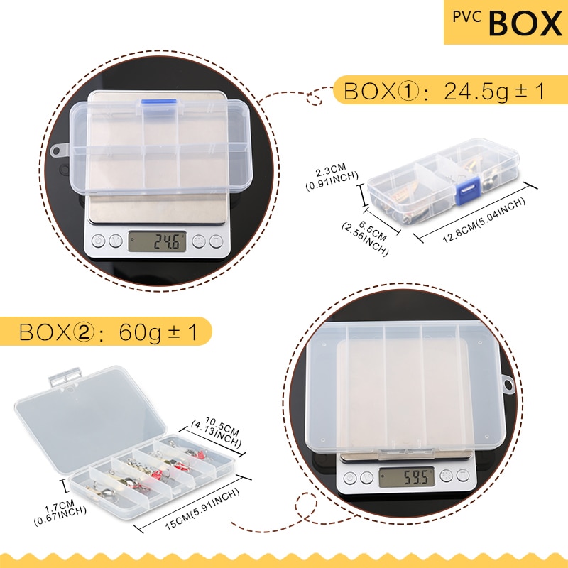 Mixed Colors Fishing Lures Spoon Bait Set Metal Lure Kit Sequins DD Fishing Lures with Box Treble Hooks Fishing Tackle hard Bait