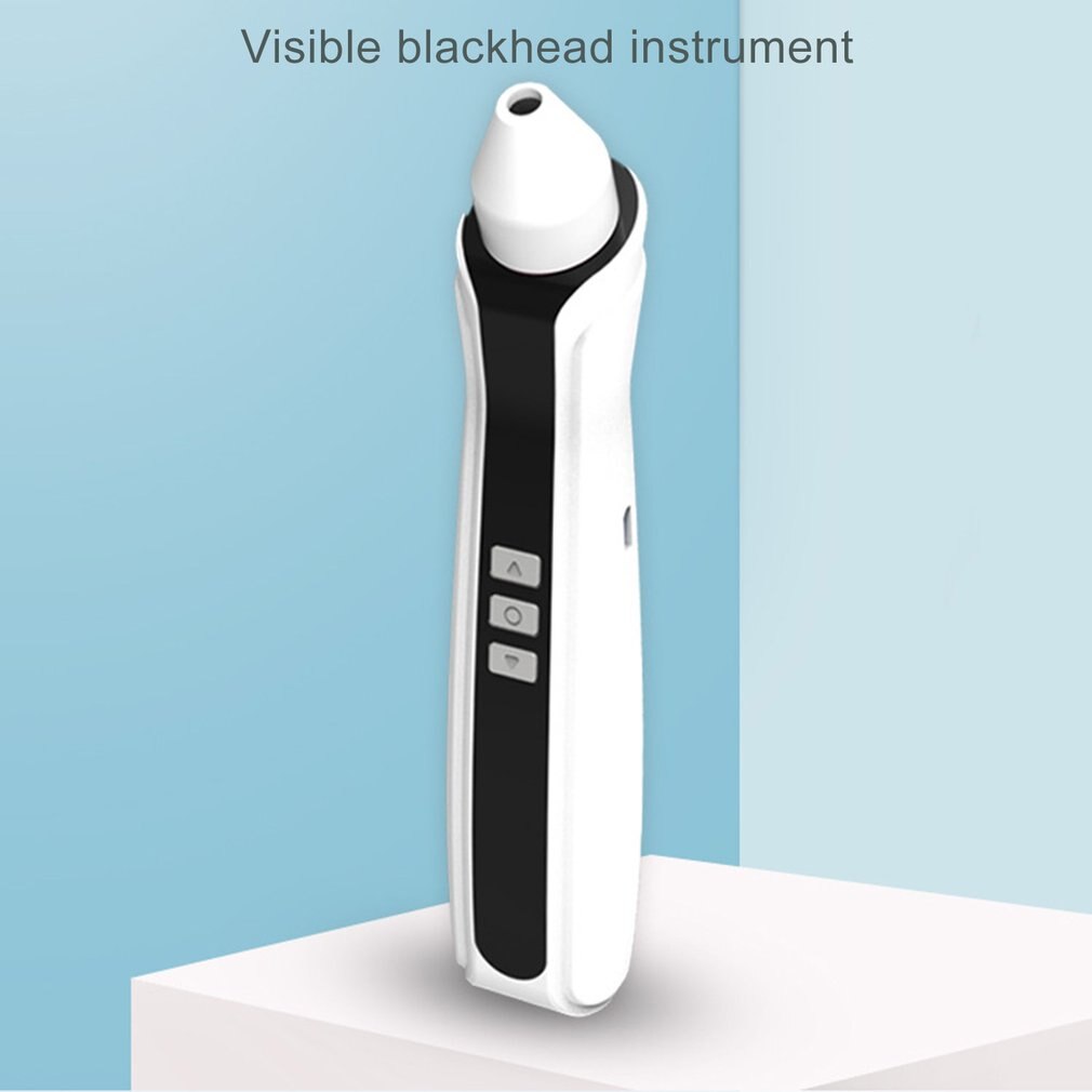 Nettoyeur de points noirs visuel Rechargeable USB Pores du visage aspirateur de tête noire 500X caméra de Microscope WIFI