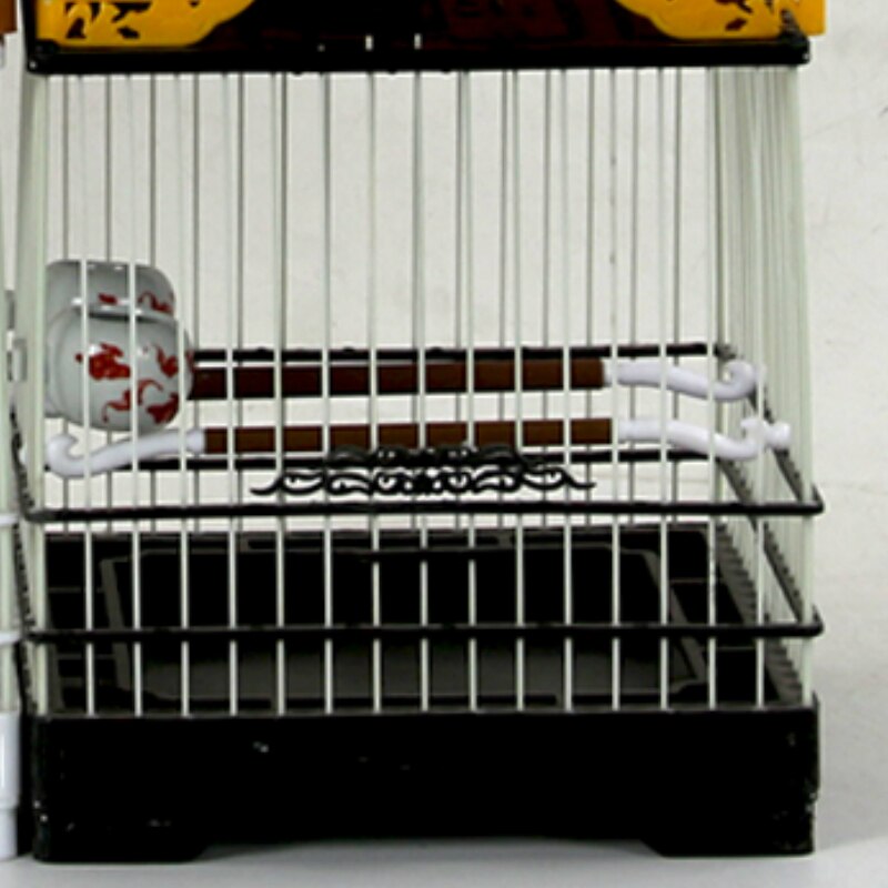 Met Gratis Cover Plastic Kooi Kleine Vogels Opknoping Schelpen Nest Hoose Vogelhuisje Papegaai Kooi Huis Outdoor Opknoping Decoratie Kooi: Black