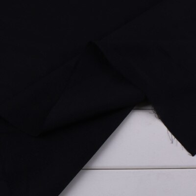 Buulqo 50x140cm 100% algodão tecido liso para forro de roupas material diy acessórios artesanais: Black