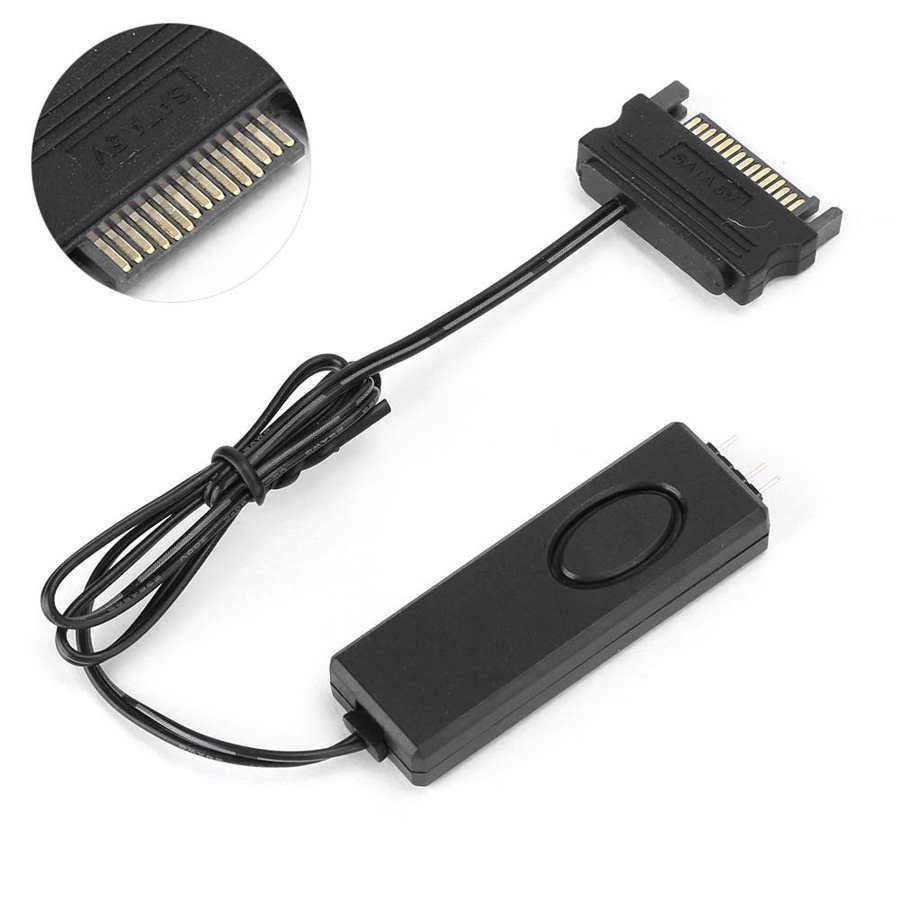 RF remote control PC fan light control RF remote control fan light controller with 5V Symphony ARGB pin for panels air-cooled