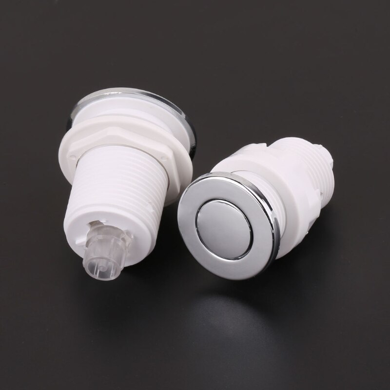On Off Push Air Switch Button 28mm/32mm For Bathtub Spa Waste Garbage Disposal Whirlpool Pneumatic Switch